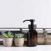 Liquid Soap Dispenser Glass Refillable Foaming Bottle For Kitchen/Bathroom