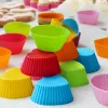 Moulds Plusieurs Formes Cake Cup Baking Silicone Cake Mould Bakeware Muffin Cake Cup Pudding Mold Baking Gadgets Cakes Tools