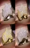 Stones Mens Gold Ring de alta qualidade Fashion moda Hip Hop Silver Rings Jewelry6094297