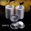 Moulds 250Pcs Disposable Aluminum Foil Cups Egg Tart Mould Baking Muffin Cupcake Tin Mold Egg Tart Mould Egg Tart Shell Baking Tools