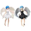 Anime Manga Rem Ram A Zero Start Life in Another World Sexy Devil Angel Action Character Series Model Doll ToysL2404