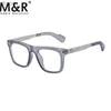 Zonnebrillen 2023 Mode Nieuw product Dames vierkante zonnebril Anti Blue Light Materiaal Metaalglazen frame Heren Business Office Glassesxw