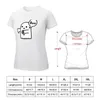 Polos de femmes Le fantôme de la désapprobation t-shirt t-shirt robe femme shirts blancs pour sexy