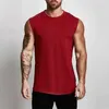 Tampo masculino Tops Cotton Gym Roupas de ginástica mensal com fitness colete de ginástica de ginástica de ginástica de ginástica