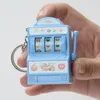 Keychains Keychain Arcade Mini Fruit Educatief speelgoedmunt Operated Games Key Ring Chains