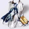 Bandanas Durag 100% Silk Scarf Womens Ink Printing Packaging Four Seasons Bufanda Mujer Hangzhou Natural Silk Scarf Foulard Femme 240426