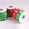 Feestdecoratie sneeuwpatroon lint kerstmis gekleurd voor touw tape inpak kleurboom ornamenten 10 mm