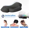 Massager Electric Massager Cervical Pillow Hot Compress Vibration Massage Neck Traction Relax Sleeping Memory Foam Pillow Spine Support