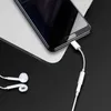 Ses Adaptörü Tip C Erkek - 3.5mm Jack Kadın Kulaklık Hoparlör Mikrofonu Huawei P20 P30 Pro OnePlus için Audio Aux Kablosu