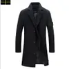 stone jacket island Men's Trench Coat New Luxury Brand Hot Selling Fashion Designer High Quality Classic Men's Long Trench Coat Loose Jacket Windproof Coat k7