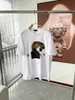 T-shirt imprimé de petit chien cool, manche à manches courtes couche de cou décontracté pour le printemps d'été, créateur de vêtements pour hommes T-shirt asiatique taille m-5xl