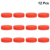 Hockey 12 Pcs Adjustable Hardness Rubber Ice Hockey Pucks Matte Hockey Balls Sports Supplies For Roller Street Hockey Orange