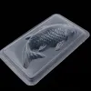 Formen 3d Koi Fischform Plastik Kuchen Schokolade Jelly Form Form DIY Formen große mittelgroße und kleine Größen Backwerkzeuge Dekorationen Dekorationen