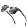Lunettes de soleil de créateurs de luxe hommes et femmes, lunettes de soleil polarisées pour hommes avec un cadre semi-rimé de blocage UV pour conduire la randonnée