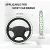 Steering Wheel Covers Shamrocks Cover St Patrick Day Auto Protector For Sedan Car Accessories Universal 14.5-15 Inch