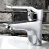 Grifos de lavabo de baño grifo de latón baño para el hogar bañera de agua fría y mezcladora cuenca de cascada moderna