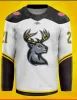 MIT ECHL 2021-22 IOWA HEARTLANDERS NEW UNIRIMES JERSEYカスタムメンズレディースユースホームアウェイホッケージャージーホワイトブラック