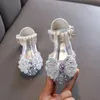Детские кружевные сандалии с луком милые девушки красочные сандалии со страза