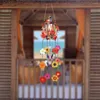 Dekorative Figuren 3D Malerei Wind Chime Handgefertigtes farbenfrohes Kit DIY 5D Full Bohrer Set für Innen im Freien im Freien hängen