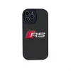 Mobiltelefonkisten Luxusauto A-Audi RS Sport Telefonkoffer für iPhone 15 14 12 11 Pro X Pro Max 7 8 plus Objektivschutz Leder Soft zurück