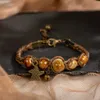 Beaded Mori Girl Handmased Ceramic Bead Armband DIY Artware Retro Jewelry Wholesale Womens #EY420