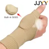 Safety Jjyy 1Pair Wrist Guard Palm Men's and Women's Joint Sports Sprain Elastic Wristband Warm Cylesproof Fitness Halffinger Gloves