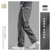 Men's Pants Mens new spring and autumn work pants regular size cotton casual pants jogging clothing summer sportswearL2403