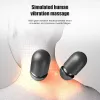 Masajeador de viaje masaje para masaje almohada calefacción eléctrica soporte cervical masaje de masaje muscular relajan cuello hombro masajeador de quiropráctico nuevo