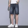 Herren Jeans Herren Jeans Neue Denim Shorts Springsummer Herren Pentagonal Hosen Sommer Elastizität Dünner Schlank