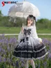 Casual jurken Originele Loita Sweet Big Bow Midi-jurk voor vrouwen 2024 Zomer Elegante Kawaii Leuke mouwloze midden-lengte riem dames