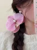 Hair Clips Barrettes New Womens Artificial Orchid Pearl Clip Side Beach Holiday Headwear Girl Festival Accessories