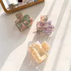 Hair Clips Barrettes Vintage Womens Clip Acetate Elegant Colorful Hollow 5cm Girls Accessories New Claw