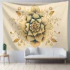 Wandteppiche Wandteppiche Mandala -Serie Hintergrund Tuch Golden Nordic Home Wall Hanging Wohnzimmer Schlafzimmer Dekorative Wandteppiche Anpassung