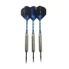 DARTS YERNEA 3PCSハードダーツ高品質のスポーツ用品22G標準鋼チップダーツブルーアルダーツシャフトオーロラウィング