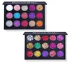 Palette de fards à paupières à paillettes 15Color étanche diamant métallique scintille pour les yeux pigmentés maquillage