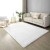 Tapetes da sala de estar moderna de caxemira espessa de cashmere de luxo decoração de luxo grande pelúcia de banheiro macio de banheiro de banheiro branco tapetes brancos