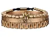 Luxe Crown Roman Ral Bracelet 12mm Watch Band Roestvrij staal Dudes Rollie Hip Hop Macrame Polsbandjes Men Sieraden 2204137612723