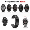 Akcesoria Lekkie Titanium Stop Zegarek 22 mm 26 mm dla Garmin Fenix7x/6x Pro/5x/3HR/Forerunner/Mk2 Tactix Delta 935 945 Watch Band Men