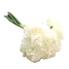 Fleurs décoratives Carnation Artificial Flower Simulation bouquet Fake Silk Home Garden Courtyard El Room Decor