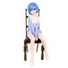 Anime Manga Life z różnych światów Zero REM siedzący na krześle PVC Action Charakter Serie