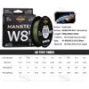 SEAKnight Brand W8 II Ligne de pêche de la série 8 brins 500m 300m Anti-UV Uv Anti-Saltwater revêtement multifilament PE Ligne Treded Wire 240422