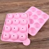 Stampi a 12 buche silicone stampo stampo a sfera a forma di silicone lecca lecca -cioccolato cuocere cubo cubetto ghiaccio cubetto utensile per vassoio per vassoio per vassoio in silicone stampo in silicone