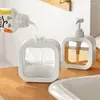 Botellas de almacenamiento 300/500ml Dispensador de jabón y champú Bottación de bomba de baño portátil de gel recargable