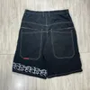 Herren Jeans Jnco Shorts Y2K Hip Hop Taschen Tasche Baggy Denim Fitness Shorts Männer Frauen Sommer Neue Harajuku Gothic Männer Basketball Shorts Streetwear