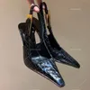 Y+5+L tacchi di design in slingback per donne pompe di lusso di lusso scarpe da sera di temperamenti eleganti scarpe da abbigliamento nobili in pelle vera qualità di alta qualità con scatola