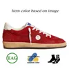 Autentisk OG Original Italien varumärke handgjorda ggdg bollstjärna designer casual skor låg mocka läder gyllene goode sneakers lyx kvinnor plattform vintage tränare