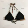 Brand Swearwear Women Bikini Set Designer Deux pièces de maillot de bain Fashion Logo Sexy Girls Vérification de maillot de bain en dentelle imprimée Place de vacances en sous-vêtements Sous-vêtements 26 avril 26 avril