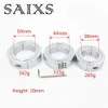 NXY Cockrings Penis Keuschheits -Hodensack Anhängerkugel Streck Einziehbares Schloss Hahn Ring Verzögerung Sexspielzeug für Männer 38 mm 44 mm 50 mm für Wahl 240427