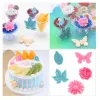 Mögel fais du 3d silikon olika mögel lönn blad fondant nonstick bakning choklad muffin bakning mögel diy tårta dekorera mögel