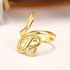 Cluster Rings Punk Snake Shape Open Adjustable Finger Ring For Women Vintage Boho Knuckle Cocktail En Stainless Steel Jewelry Gifts